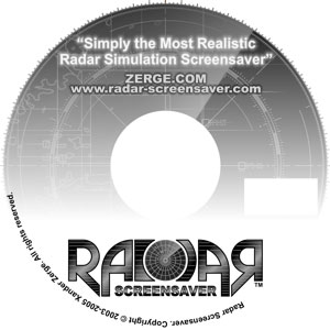 Radar Screensaver CD gray label